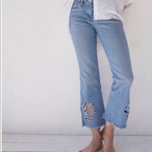 3 x 1 Freja Cropped Bell Jeans size 31